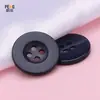 Cárdigan de Camisa Teñido Personalizado de Cuatro Ojos con Botones Anchos, Abrigo Versátil de Botones Redondos, Cortavientos, Botones de Resina Cosidos a Mano