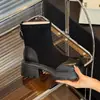 Botas Martin Retro Cálidas de Terciopelo Plus Invierno 2026 para Mujer Estilo Británico Aumentadoras de Altura Suela Gruesa Antideslizantes Zapatos de Moda