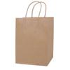 Sacola de papel kraft, sacola de embalagem personalizada para catering, sacola de embalagem para viagem, sacola de presente para roupas de alta qualidade, pode ser impressa com logotipo