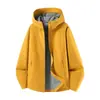 Chaqueta Abrigo Softshell Impermeable con Capucha Casual para Exteriores de Otoño e Invierno Chaqueta de Montañismo Se Puede Imprimir Logo Ropa de Trabajo Personalización Grupal