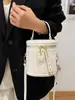 Bolso de Mano Pequeño de Alta Gama Transfronterizo para Mujer 2026 Nuevo de Moda Verano Versátil Moda Bolso de Hombro Cruzado Bolso de Mano Bolso Cubo