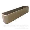 Caja de Flores Gruesa de Acero Inoxidable para Exterior Combinación Hotel Macizo de Flores Calle Comercial Hierro Forjado Jardinera Valla Metal Rectangular