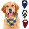 Fabricantes hacen Amazon bufanda para mascotas cuadros clásicos perro gato triángulo toalla de saliva