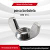 Os fabricantes de porcas borboleta fornecem porca de aço inoxidável DIN315 para parafuso de borboleta de garra 304