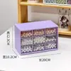 Caja de Almacenamiento de Cuentas de Gran Capacidad, Caja de Almacenamiento de Cuentas para Joyería, Caja de Almacenamiento de Accesorios de Joyería de Cuentas de Vidrio Dividida, Caja de Almacenamiento de Nueve Compartimentos