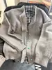Jaquetas Suéter Outono e Inverno para Homens e Mulheres, Soltas e Versáteis, Tendência, Casuais, Cardigans Bordados Versáteis, Estilo Harajuku, Modernos e Artísticos