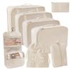 Bolsa de Almacenamiento Portátil de Gran Capacidad Bolsa de Viaje Plegable Set de Viaje de Siete Piezas Bolsa de Almacenamiento Bolsa de Almacenamiento Gran Capacidad Sentido de Alto Nivel