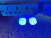 Luz de Noche USB, Lámpara Inalámbrica de Mesita de Noche para Protección Ocular para Dormitorio, Adorno Decorativo Enchufable, Iluminación de Ambiente Colorida
