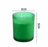 Copos de Vela Foscos em Estoque, Copos de Vela Coloridos e Perfumados 300ml com Tampa de Madeira, Tampa de Bambu, Tampa de Metal, Copos de Vela Branco Fosco