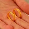 Anillo de Erosión Minimalista para Hombres y Mujeres, Anillos de Pareja Nicho de Lujo Ligero, Regalo para las Fiestas, Abertura Ajustable, Directo del Fabricante