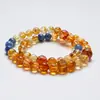 Pulsera de Cristal Natural Amarillo Torre Cristalino Ojo de Águila Luz de Lobo para Mujer, Diseño de Moda, Pulsera de Fuegos Artificiales Dorados de Lujo Ligero