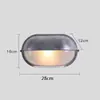 Lámpara de Pared Exterior Estilo Industrial Retro Americano Patio Terraza Puerta Exterior Resistente al Óxido Cafetería Lámpara de Pared de Aluminio Fundido Otros