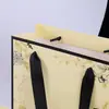 Bolsos de Cosméticos de Alta Gama, Bolsas de Regalo Personalizadas para Salones de Belleza de Alta Gama, Bolsas de Papel Grueso Impermeables, Personalización al por Mayor