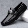 Mocasines de Venta Caliente para Hombre Piel Genuina de Vaca Transfronterizos Gama Alta Estilo Coreano Slip-on Zapatos de Hombre Perezosos Casuales Mocasines de Calzar