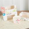 Caja de Cartón para Pastel de Ventana de Chifón Hokkaido al por Mayor de 2 Piezas 3 Piezas 4 Piezas para Empaque de Magdalenas y Horneado