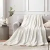 Manta para Soneca de Estudantes, Cobertor de Flanela para Cobrir as Pernas no Ar Condicionado, Manta de Coral, Manta Dupla Face de Fleece para Escritório, Manta Quente para o Inverno