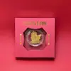 Nuevas Pegatinas Doradas para Teléfono, Pegatinas de Oro Puro 999 para Teléfono en Caja de Regalo, Riqueza Instantánea, Fortuna Instantánea, Regalos Pequeños al por Mayor