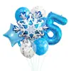Globo de Papel de Aluminio con Tema de Frozen Nieve Invernal Transfronterizo Set Decoración Fiesta de Cumpleaños Suministros Navidad
