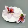 Flor Artificial de Tela de Seda Impresa en 3D, Pasador DIY, Accesorio para el Cabello para Combinar con Atuendos, Flor para la Cabeza, Accesorio Fotográfico de Verano