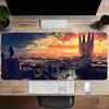 Alfombrilla de Ratón Grande para Videojuegos de Ciencia Ficción Ciudad Futura, Gruesa de Alta Gama y Resistente a Manchas para Mesa de Teclado de Computadora
