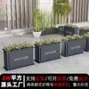 Grades de Aço Inoxidável para Floreiras Externas, Divisórias de Ferro Forjado para Cercas, Conjuntos de Bancos para Pátio, Vasos de Flores e Suportes para Plantas para Varandas Residenciais