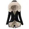 Fábrica de Ropa Gruesa de Algodón para Mujer Transfronteriza En Stock Parka de Algodón para Mujer Abrigo de Invierno con Capucha Chaqueta de Algodón