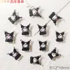 Joyería para arte de uñas de dibujos animados Kulomi Jade Perro Canela Zorro pequeño Oso Kitty Gato Calcomanía para uñas DIY Decoración de resina al por mayor
