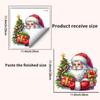 Adesivos de Natal Novos para Banheiro Transfronteiriços Papai Noel Rena Boneco de Neve Autoadesivos Impermeáveis Adesivos de Parede Adesivos de Decoração para Banheiro