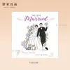 Tarjetas de agradecimiento de boda, tarjetas de felicitación de bendición para la pareja de bodas, tarjetas decorativas para caja de regalo de compromiso, disponibles en varios tamaños