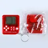 Tetris handheld mini máquina de jogo brinquedo nostálgico clássico máquina de jogo chaveiro descompressão pendurado ornamentos presente