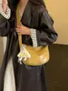 Bolso pequeño vintage transfronterizo de otoño para mujer 2026 nuevo bolso cruzado versátil de moda bolso de hombro súper popular bolso tipo dumpling