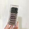 9 Anéis de Cabelo Linha Telefônica Gradiente Cinza Embalados Laço Coração de Menina Corda de Cabelo Estilo Cyber Celebridade ins Elástico Acessórios de Cabelo