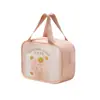 Bolsa de maquiagem, necessaire, bolsa de viagem portátil de grande capacidade, à prova d'água, adequada para academia, natação, banho, bolsa de armazenamento transparente de camada dupla