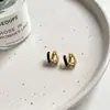 Pendientes Metálicos de Goteo Estilo Retro Francés para Mujer, Diseño Sencillo de Nicho Versátil para el Día a Día, Pendientes Elegantes de Moda para Mujer
