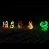 Oso LED Celebridad de Internet Oso Navideño Iluminación Exterior Lámpara de Modelado Animal Exterior Paisaje Iluminación Luminosa Lámpara de Estilo