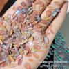 100 taladros de uñas de forma especial de fondo plano mixtos, taladro de uñas Net Red de espíritu cálido con accesorios para uñas de taladro de cristal Aurora
