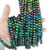 10mm Única, Dupla, Três Cores Olho de Gato Contas Soltas Acessórios para Joias Contas DIY Contas Redondas Produtos Semi-Acabados em Estoque