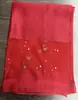 Bufanda Delgada de Imitación Seda Estilo Nuevo para Mujer, Primavera y Verano, Mariposa Perla Hecha a Mano, Moda de Lujo Ligero, Chal Caliente con Perlas Transfronterizo