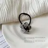 Anillo de cuerda con cabeza de flor de acetato 2023 nuevo banda de goma de alta elasticidad para mujer cuerda para atar el pelo bola para atar el pelo