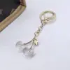 Chaveiro de Cereja Moda Retro Europeia e Americana Mais Vendido Transfronteiriço com um Toque de Luxo, Acessório Pingente de Bolsa Fruta Cereja
