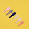 Herramientas de Belleza de Silicona Brocha de Maquillaje Maquillaje Brocha para Sombra de Ojos Brocha para Labios Delineador de Ojos Cepillo Facial de Silicona Cabeza de Cepillo para Mascarilla