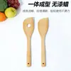 Produto Mais Vendido da Amazon no Exterior: Conjunto de 2 Espátulas Anguladas de Bambu, Não Deforma Facilmente, Pode Ser Pendurado, Espátula Especial de Bambu para Frigideiras Antiaderentes