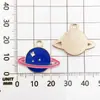 1 Dijes de Astronauta Estrella Luna Esmaltados de Aleación para Joyería DIY para Collar, Pulsera, Aretes
