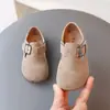 Zapatos Birkenstock para Niños Zapatos de Cuero para Niñas Zapatos Individuales Primavera 2025 Nuevos Zapatos para Bebés de Suela Suave Zapatos Planos para Niños Pequeños y Medianos Venta al por Mayor