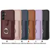 Para Samsung A16 Funda con Anillo y Porta Tarjetas A15 Funda de Tarjeta de Negocio A14 Funda tipo Piel Anti-caídas en stock