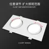 Rejilla cuadrada Nord Downlight led individual negro blanco estante para uvas doble rectangular techo 15*15cm