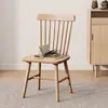 Respaldo de Silla Windsor de Madera Maciza Silla Estudio Hogar Mesa y Sillas de Comedor de Segunda Mano Nuevo Retro Americano Restaurante Taburete Comercial