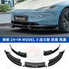 Adecuado para Tesla Model 3 Versión Facelift Labio Frontal Deportivo, Labio Trasero, Faldones Laterales, Divisor Frontal, Kit de Carrocería Modificado, Transfronterizo