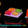 Prato de Frutas Ktv Bar Prato de Petiscos Celebridade da Internet LED Prato de Frutas Secas Loja de Pedicure Prato de Frutas Prato de Frutas Brilhante