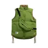 Mochila Gratis, Chaleco Reversible para Hombres y Mujeres, Chaleco Cálido para Adolescentes, Marca de Moda Estudiantes, Chaleco de Algodón con Relleno para Exteriores